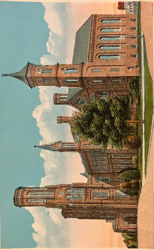 The Smithsonian Institution, Washington D. C., Maryland -  Vintage Museum Postcard