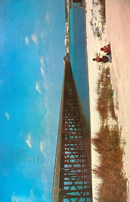 Destin Bridge - Destin, Florida - Photo: Kurt Herman - Vintage Bridge Postcard