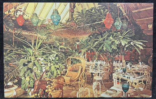 The Patio Dining Room at The Kapok Tree Inn, North Haines Road - Clearwater, Florida - Vintage Bridge Postcard
