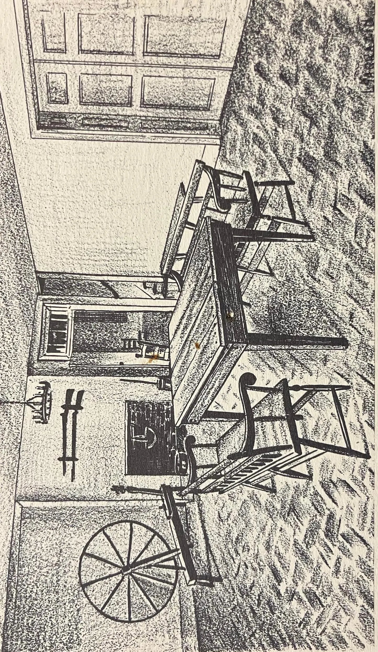 Connelly’s Tavern on Elliott Hill - Natchez, Mississippi - Taproom - Preserved by the Natchez Garden Club Open - Vintage Tourism Postcard
