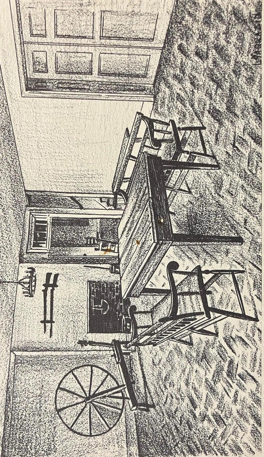 Connelly’s Tavern on Elliott Hill - Natchez, Mississippi - Taproom - Preserved by the Natchez Garden Club Open - Vintage Tourism Postcard
