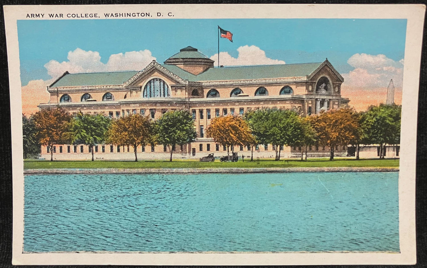 Army War College, Washington D. C. - Vintage Army Postcard