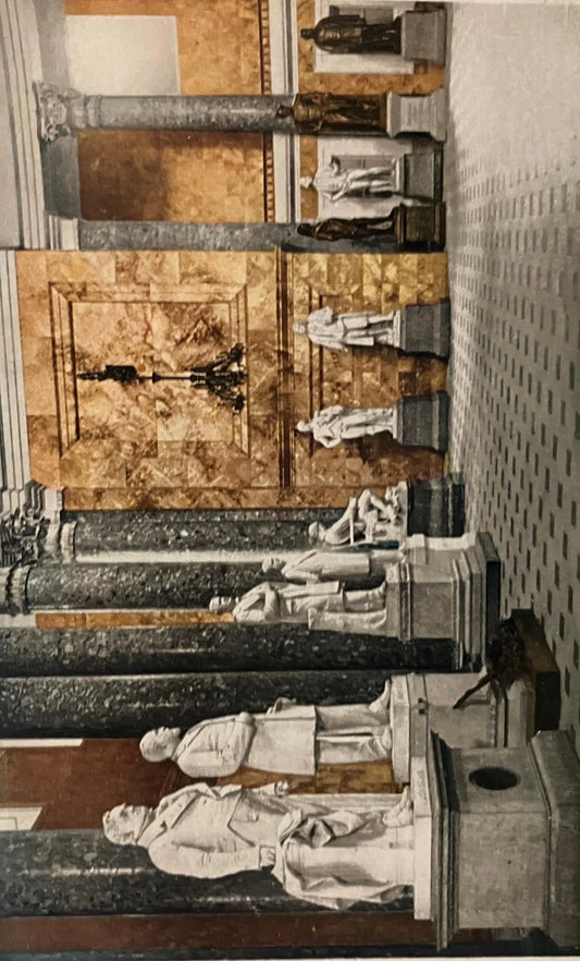 Corner of the Statuary Hall, Washington, D. C. - Copyright 1904 by Detroit Photographic Co. - Vintage Postcard
