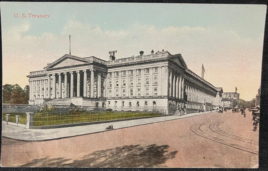 U.S. Treasury - Washington D.C., Maryland - Vintage Postcard