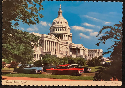 United States Capitol - Washington D. C. - Photo: F. Hublitz - Vintage Postcard