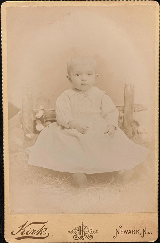 Victorian Baby - Kirk Newark, New Jersey - Vintage Photo