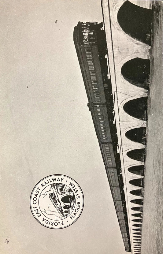 Florida East Coast Railway - Flagler System - Overseas Highway - Photo: Association of American Railroads - Vintage Train Postcard
