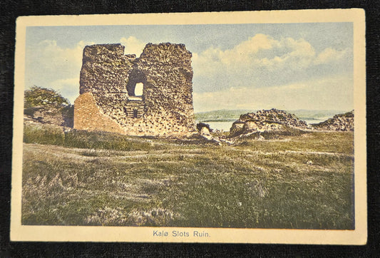 Kalo Sots Ruin, Denmark - Vintage International Postcard