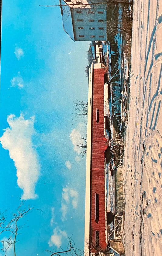 Bridgeton Bridge - Parke County, Indiana - Photo: Mitchell - Vintage Covered Bridge Postcard