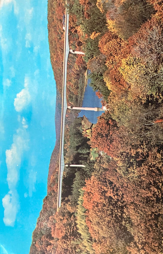 Interstate 80 - The Scenic Shortway - Pennsylvania - Photo: Don Ceppi - Vintage Bridge Postcard
