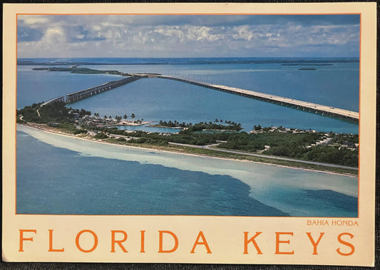 Florida Keys - Bahia Honda - Photo: James Blank - Vintage Island Postcard