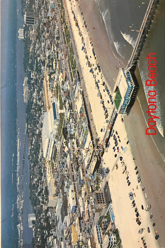 Daytona Beach, Florida - Photo: John Nyberg - With Red, Fourteen cent, Julia Ward Howe stamp  - Vintage Postcard