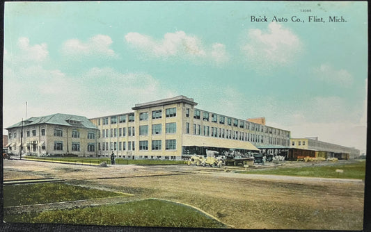 Buick Auto Co., Flint, Michigan - Vintage Postcard