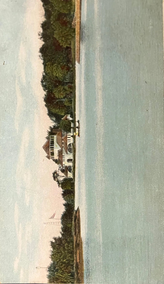 Detroit, Michigan, Artificial Lake, Belle Isle - Vintage Belle Isle Postcard