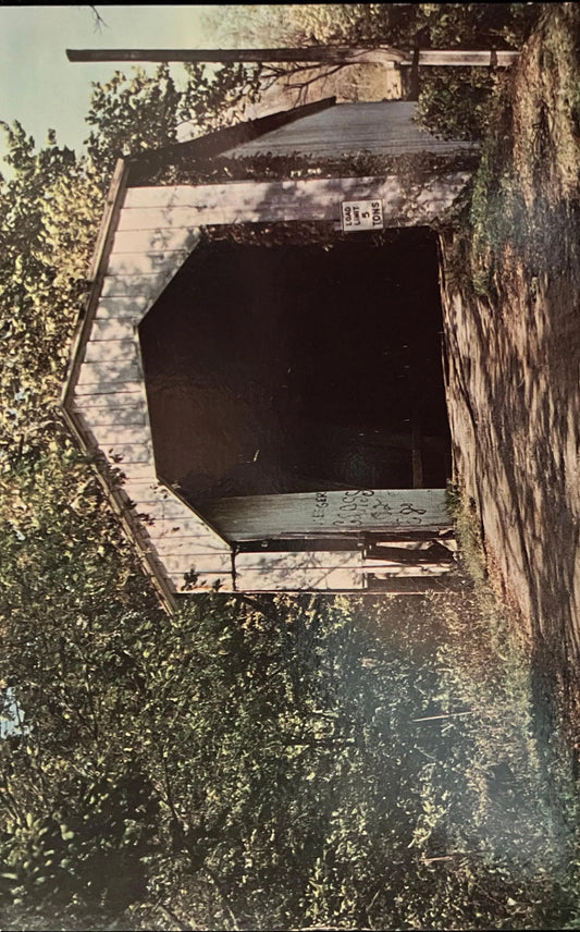 Cade's Mill Bridge - Veedersburg, Indiana -  Covered Bridge Postcard