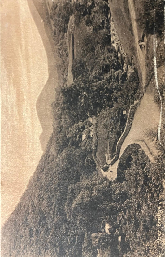 Aerial view of a landscape with a river and surrounding area