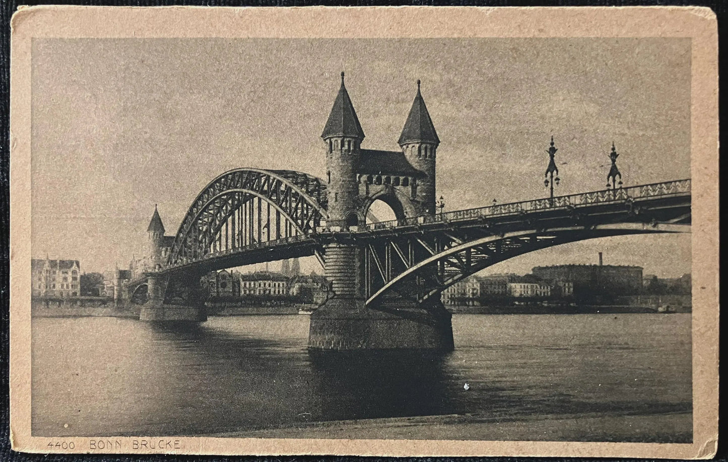 Bonn Brücke - Vintage Bridge Postcard