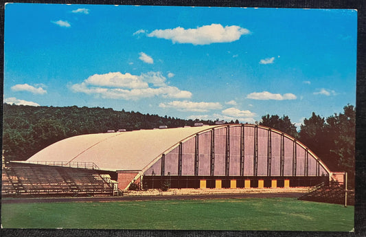 The Leverone Field House at Dartmouth College, Hanover, New Hampshire - Photo: Don Bristol - Vintage University Postcard