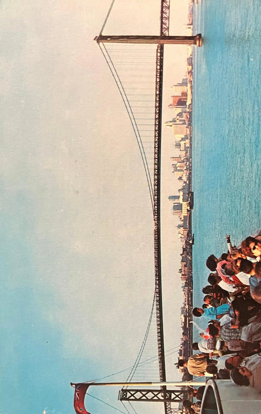The Ambassador Bridge - Photo: David Gunn - Vintage Postcard