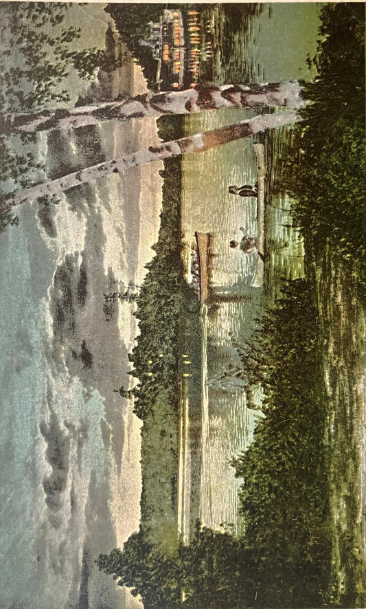 Evening Shadows on the Bay, Rousseau, Muskoka Lakes, Ontario, Canada - Vintage Postcard