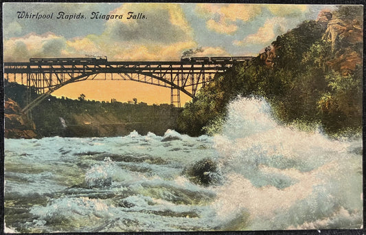Whirlpool Rapids, Niagara Falls - Vintage Postcard