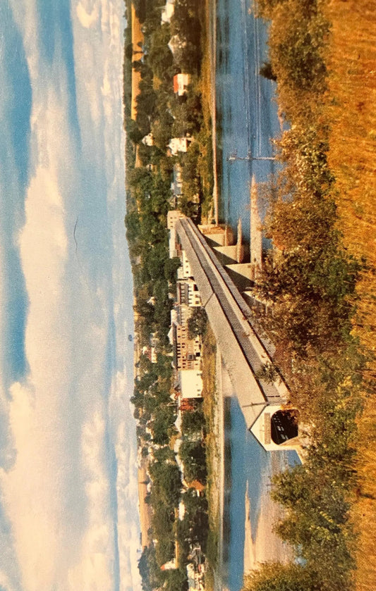 Longest Covered Bridge in the World - Hartland, New Brunswick, Canada - Color by S. J. Hayward - Vintage Postcard
