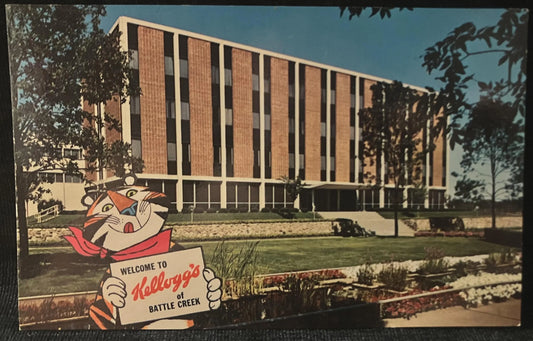 Welcome to Kellogg’s of Battle Creek, Michgian - Vintage Postcard