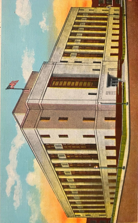 United States of Post Office and Courthouse, St. Joseph, Missouri - Photo: L. C. Shady - Vintage Postcard