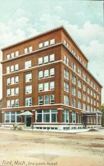 Dresden Hotel in Flint, Michigan - Vintage Michigan