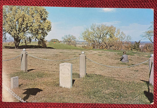 Lexington, Missouri, Civil War Battlefield - Vintage Cemetery Postcard