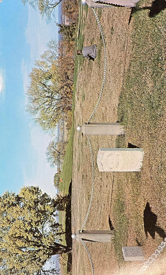 Lexington, Missouri, Civil War Battlefield - Vintage Cemetery Postcard