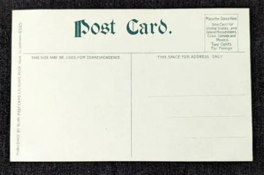 The Congregational Church in Flint, Michigan - Vintage Postcard