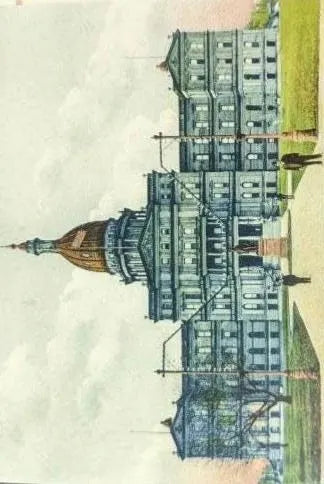 Michigan State Capitol in Lansing, Michigan - Vintage Postcard