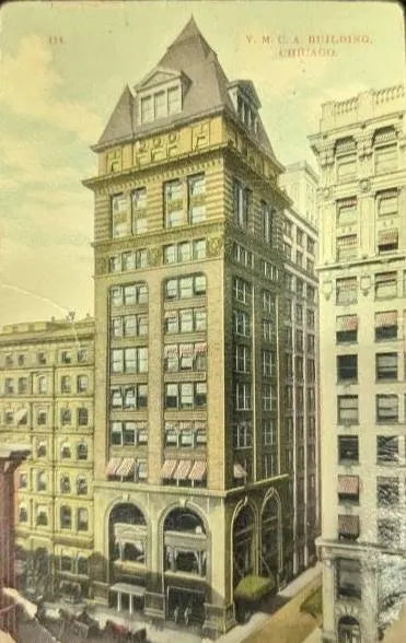 YMCA Building, Chicago, Illinois - Vintage Postcard