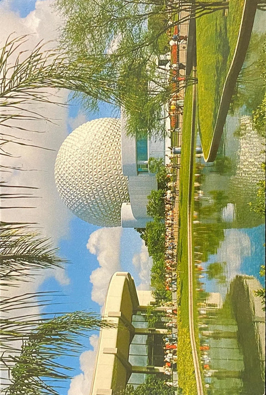 Communicore, Future World, Epcot Florida - Vintage Disney Postcard