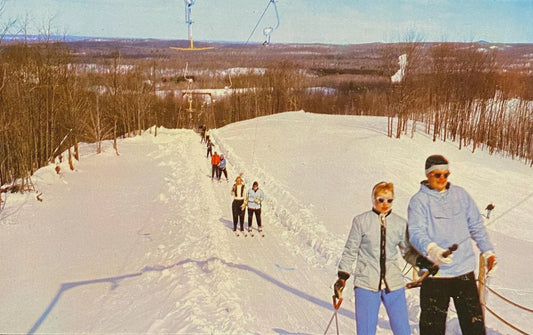 Caberfae Ski Area - Cadillac, Michigan - 1961 Postcard