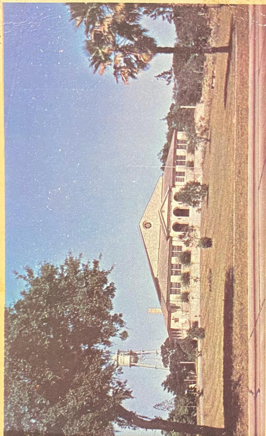 City Hall, Holly Hill, Florida - Vintage 1950s Postcard