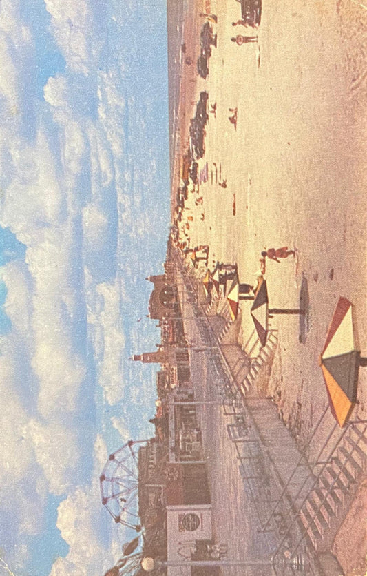 World Famous Daytona Beach, Daytona Beach, Florida - Vintage Postcard
