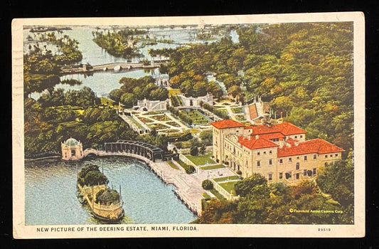 New Picture of the Deering Estate, Miami, Florida - Vintage Postcard