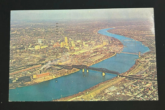 Aerial View of Cincinnati, Ohio - Vintage Postcard
