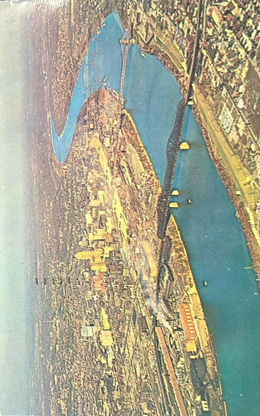 Aerial View of Cincinnati, Ohio - Vintage Postcard