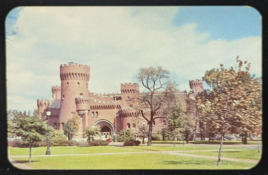 The Armory, Ohio State Department of Naval Science, Columbus, Ohio - Vintage Postcard