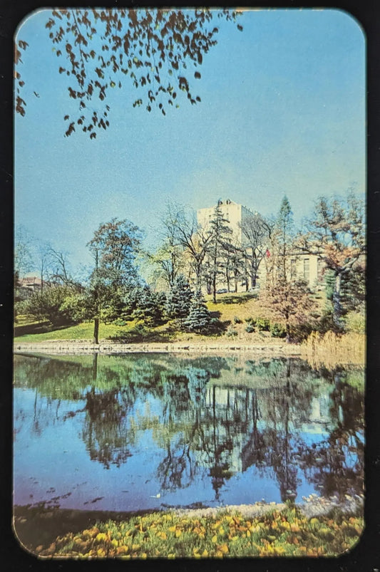 Ohio State University's William Oxley Thompson Memorial Library, Columbus, Ohio - Vintage Postcard