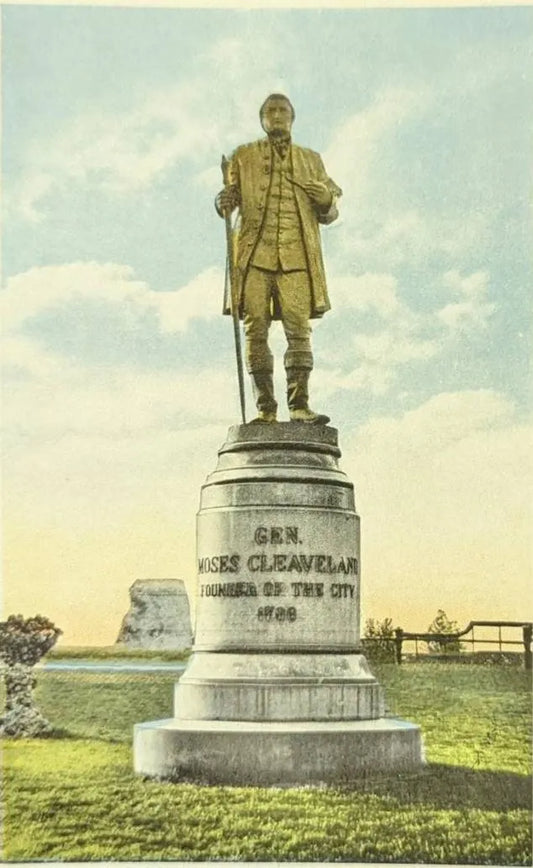 General Moses Cleveland, Founder of Cleveland, Ohio - Vintage Postcard