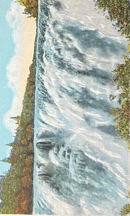 Kakabeka Falls near Fort William, Ontario, Canada - Vintage Postcard