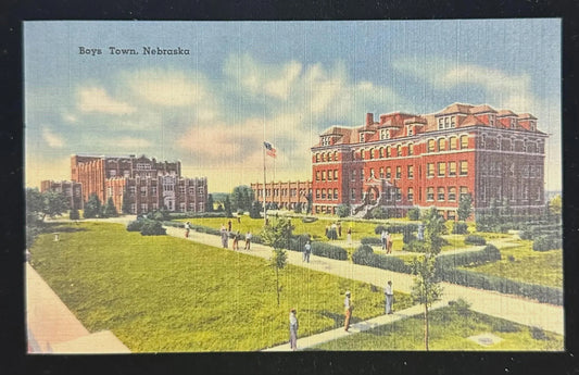 Boys Town, Nebraska - Vintage Postcard
