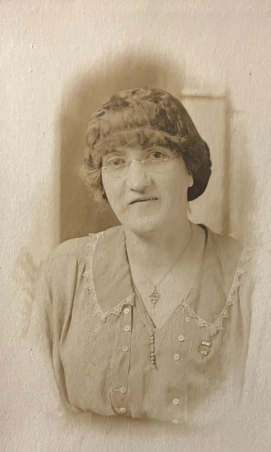 RPPC - Young Woman named Mary Brewer 1915 - Vintage Real Photo Postcard