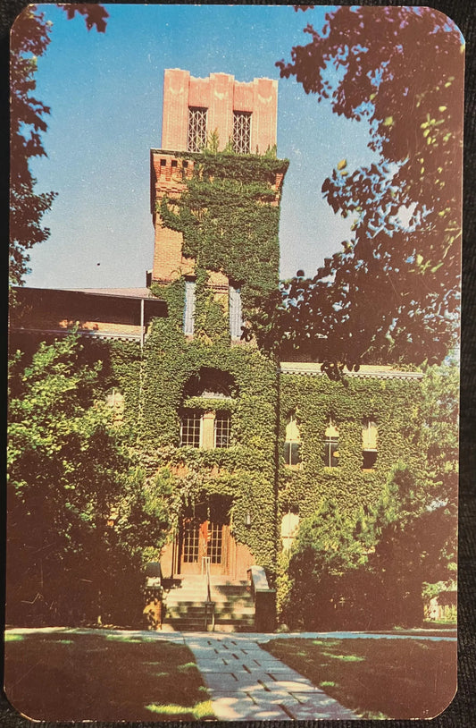The Administration Building - Tri-State College in Angola, Indiana - Ektachrome by Jack Taylor - Vintage Postcard