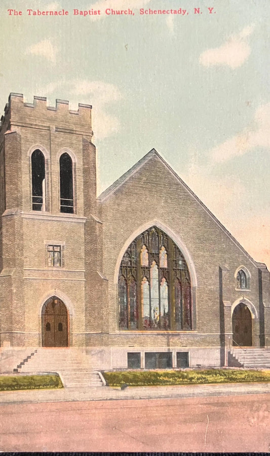 The Tabernacle Baptist Church, Schenectady, New York - Vintage Postcard