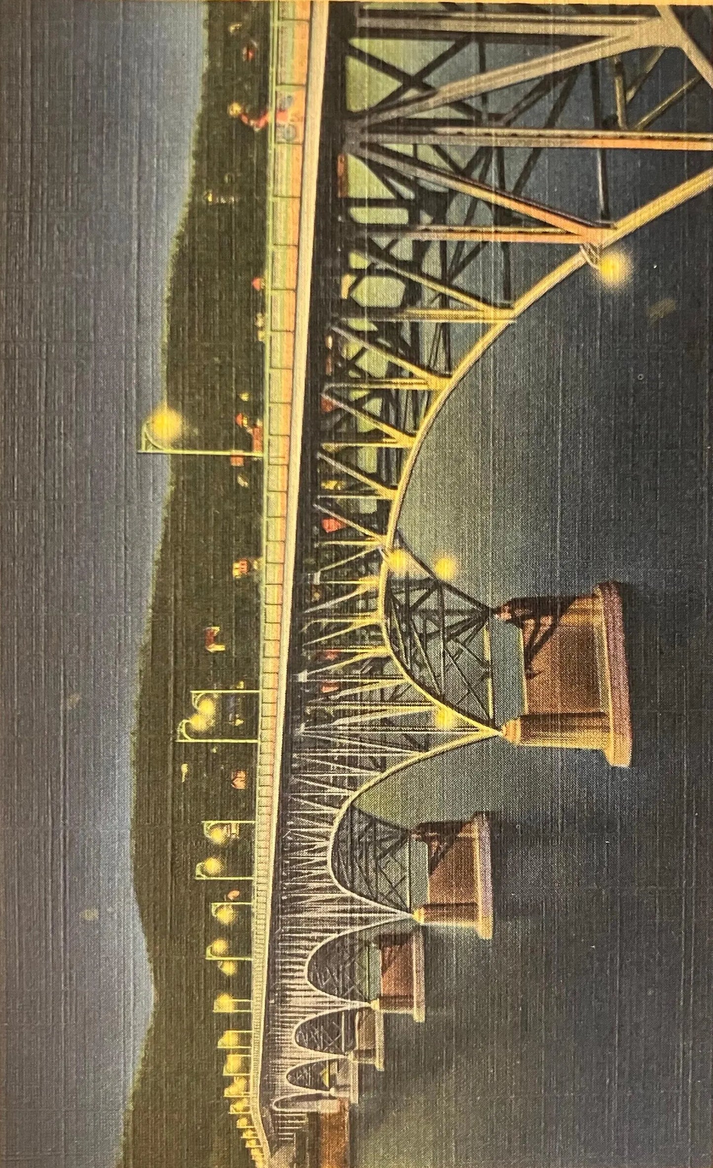 2 1/2 Million Dollar Highland Park Bridge, Spanning Allegheny River - Pittsburgh, Pennsylvania - Vintage Postcard
